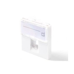 Lanview EURO OUTLET 45x45 - 1-PORT | High-Quality Connectivity Solution for Your Home or Office - LKS835